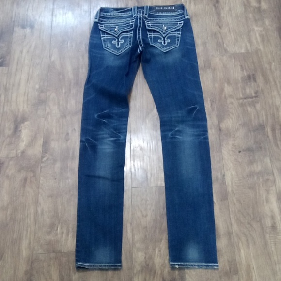 Rock Revival Women's 26 Skinny Noelle Embellished Embroidered NWOT - Picture 5 of 13